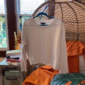 Chunky cream sweater